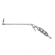 Suction Hemorrhoidal Ligator Complete Angled 30° Down - With 10 mm Suction Head and Charging Cone Stainless Steel,